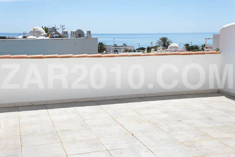 Terraza de Casa o chalet en venta en Mojácar con Aire acondicionado, Jardín privado y Parquet