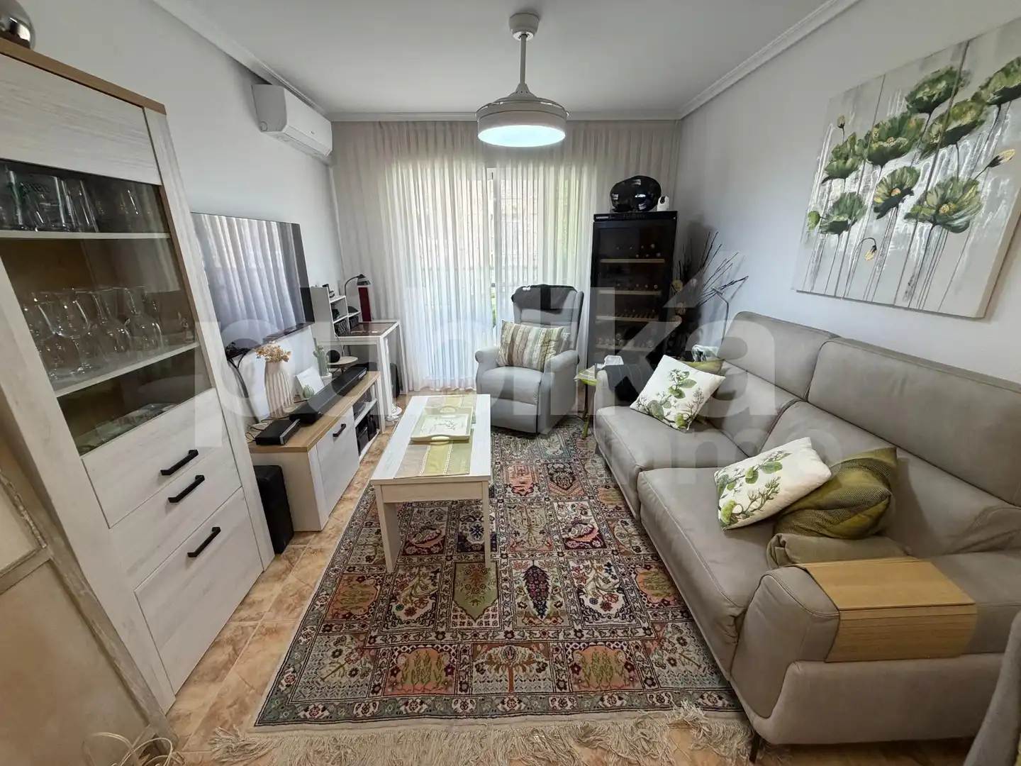 Sala d'estar de Pis en venda en Santa Pola amb Aire condicionat, Moblat i Balcó