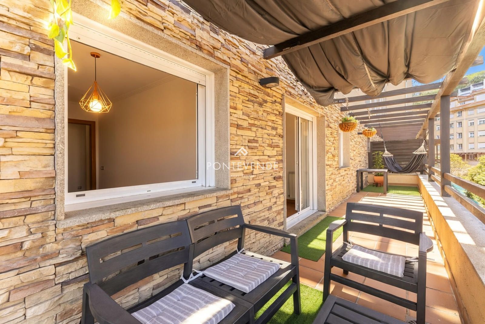 Terrace of Flat for sale in Poio  with Heating, Terrace and Storage room