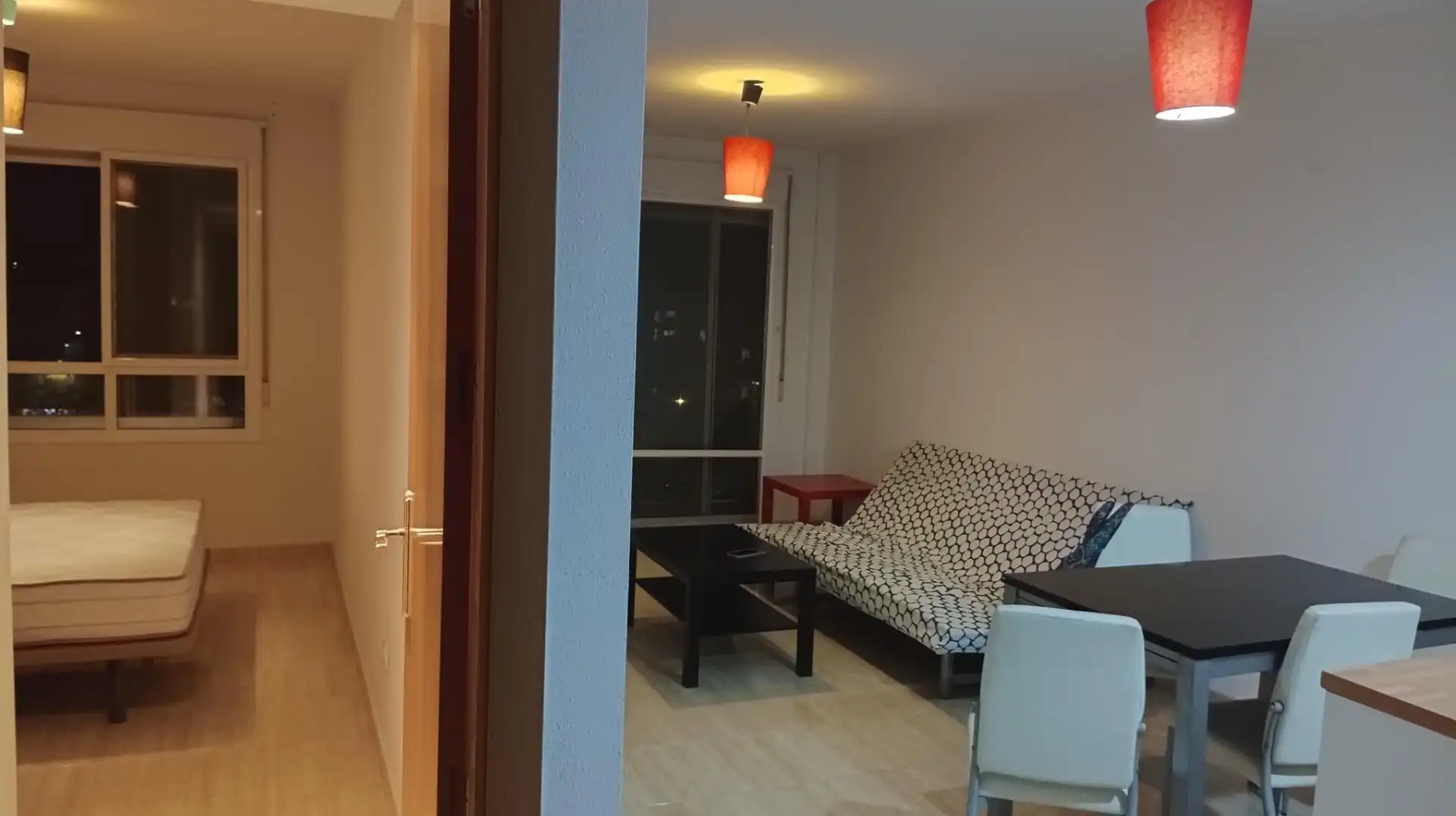 Sala de estar de Apartamento de alquiler en Murcia con Calefacción, Trastero y Amueblado