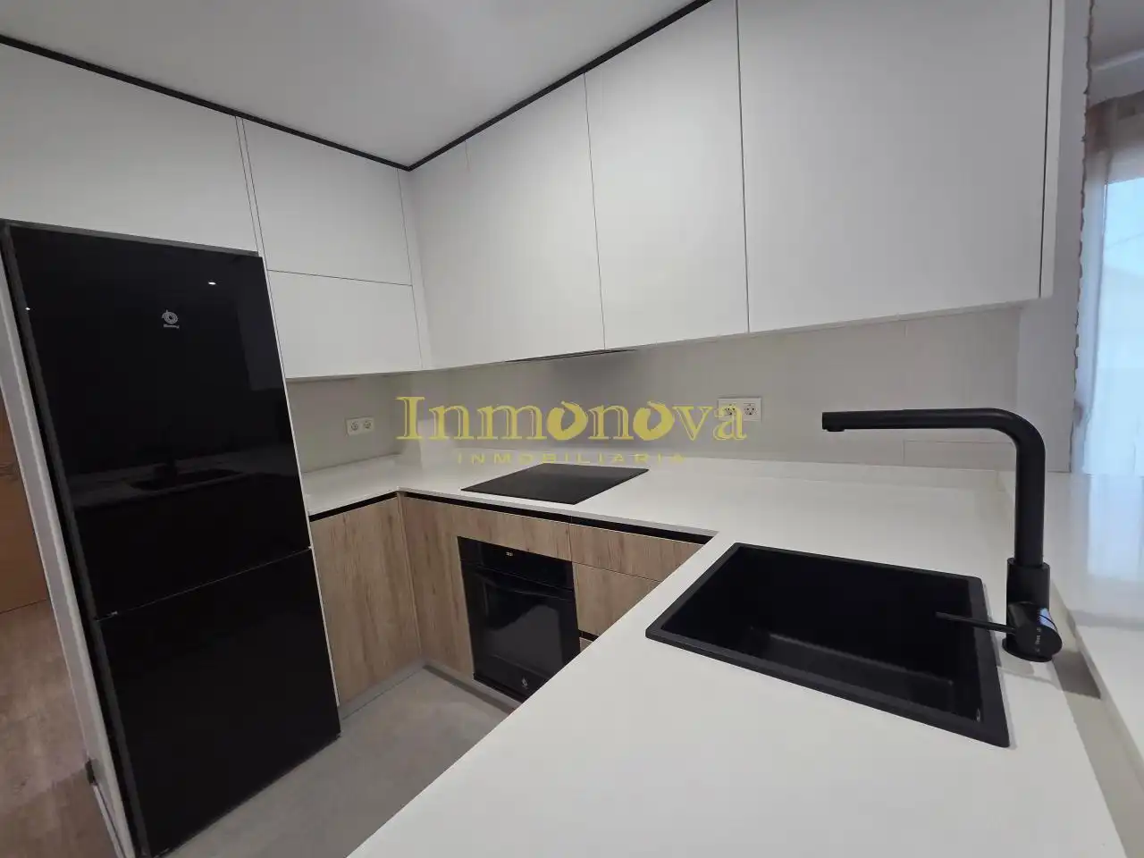 Kitchen of Flat for sale in Cangas   with Heating, Terrace and Storage room