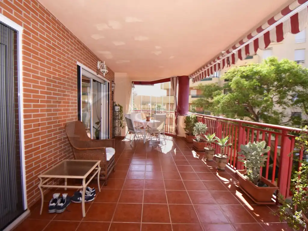 Terrace of Flat for sale in Fuengirola  with Air Conditioner, Private garden and Terrace