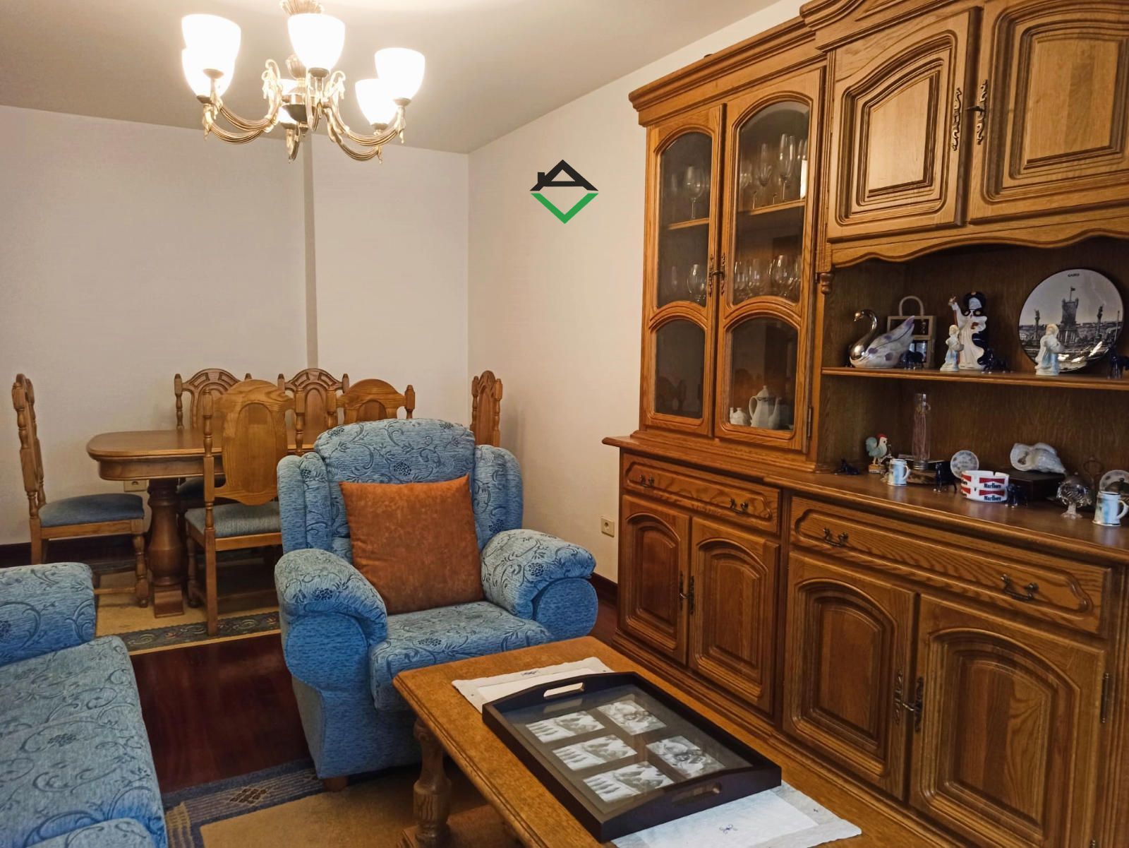 Living room of Flat for sale in Cangas   with Storage room and Furnished
