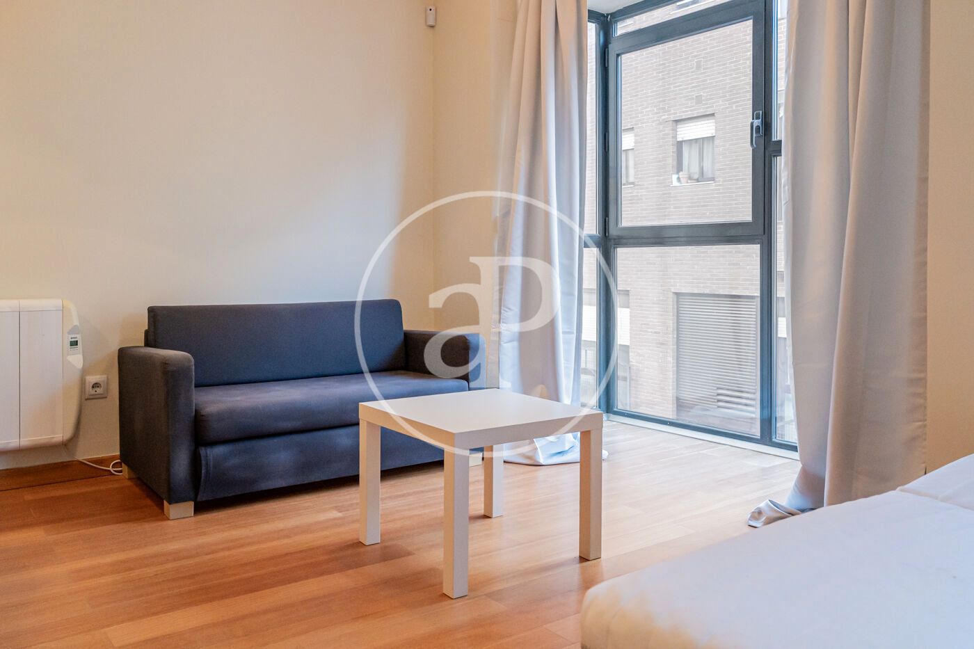 Exterior view of Flat to rent in  Madrid Capital  with Air Conditioner, Heating and Furnished