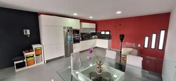 Cuina de Casa o xalet en venda en Arucas amb Terrassa, Moblat i Forn