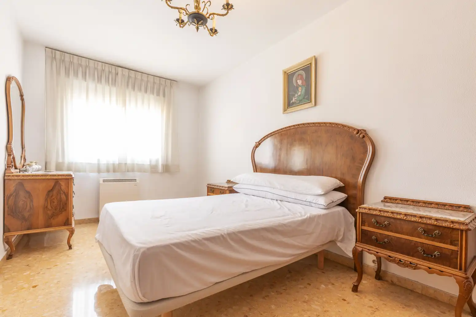 Schlafzimmer von Wohnung zum Verkauf in Meliana mit Heizung und Balkon