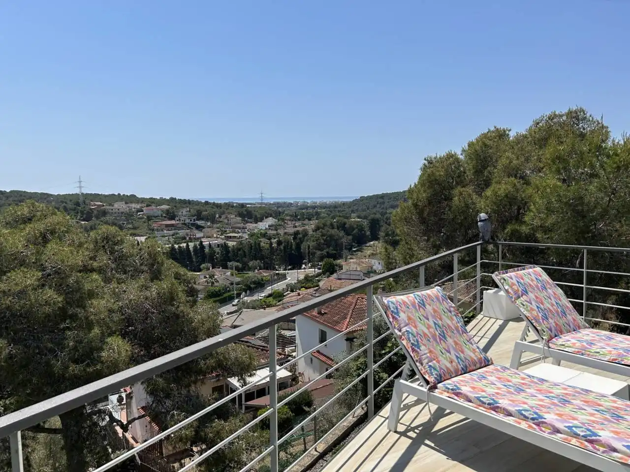 Terrassa de Casa o xalet en venda en Cubelles amb Aire condicionat, Calefacció i Jardí privat