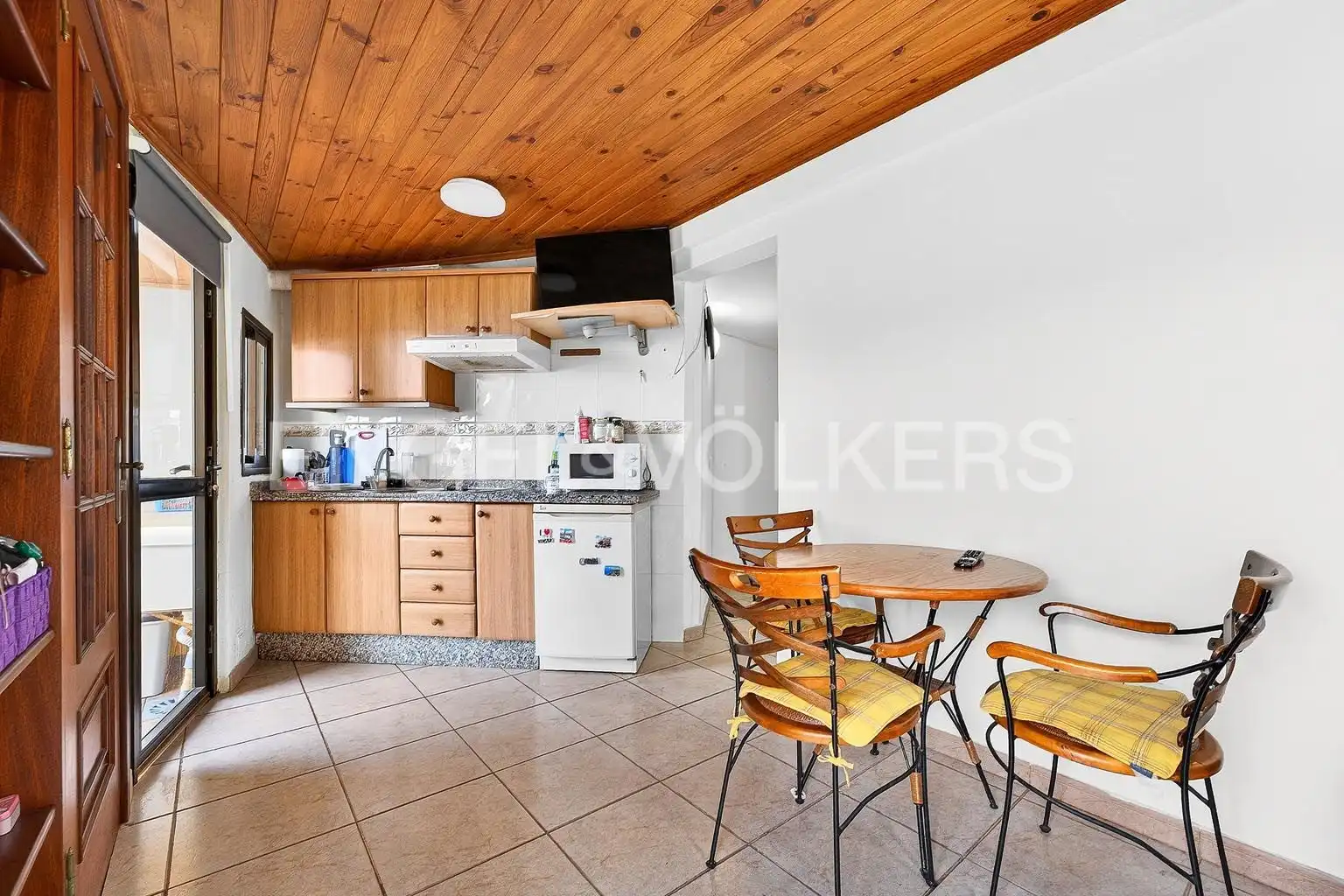 Kitchen of Flat for sale in Granadilla de Abona  with Furnished