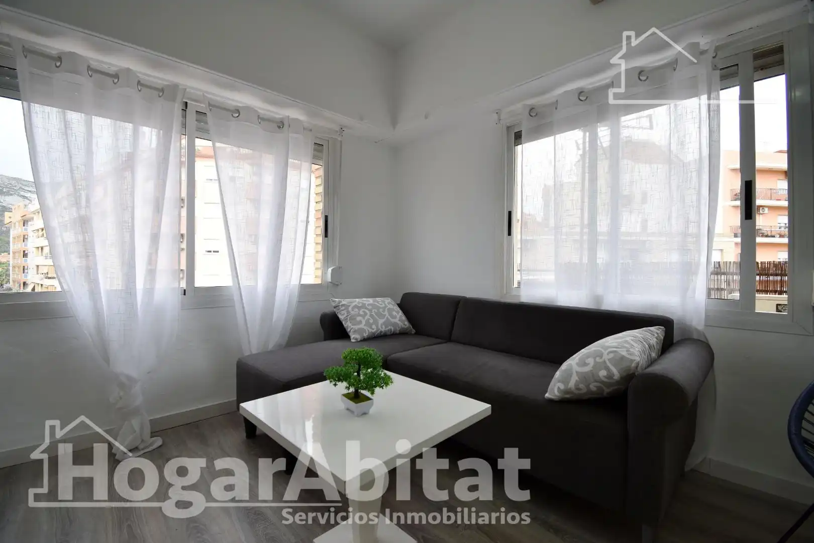 Living room of Flat for sale in Dénia  with Air Conditioner, Heating and Terrace