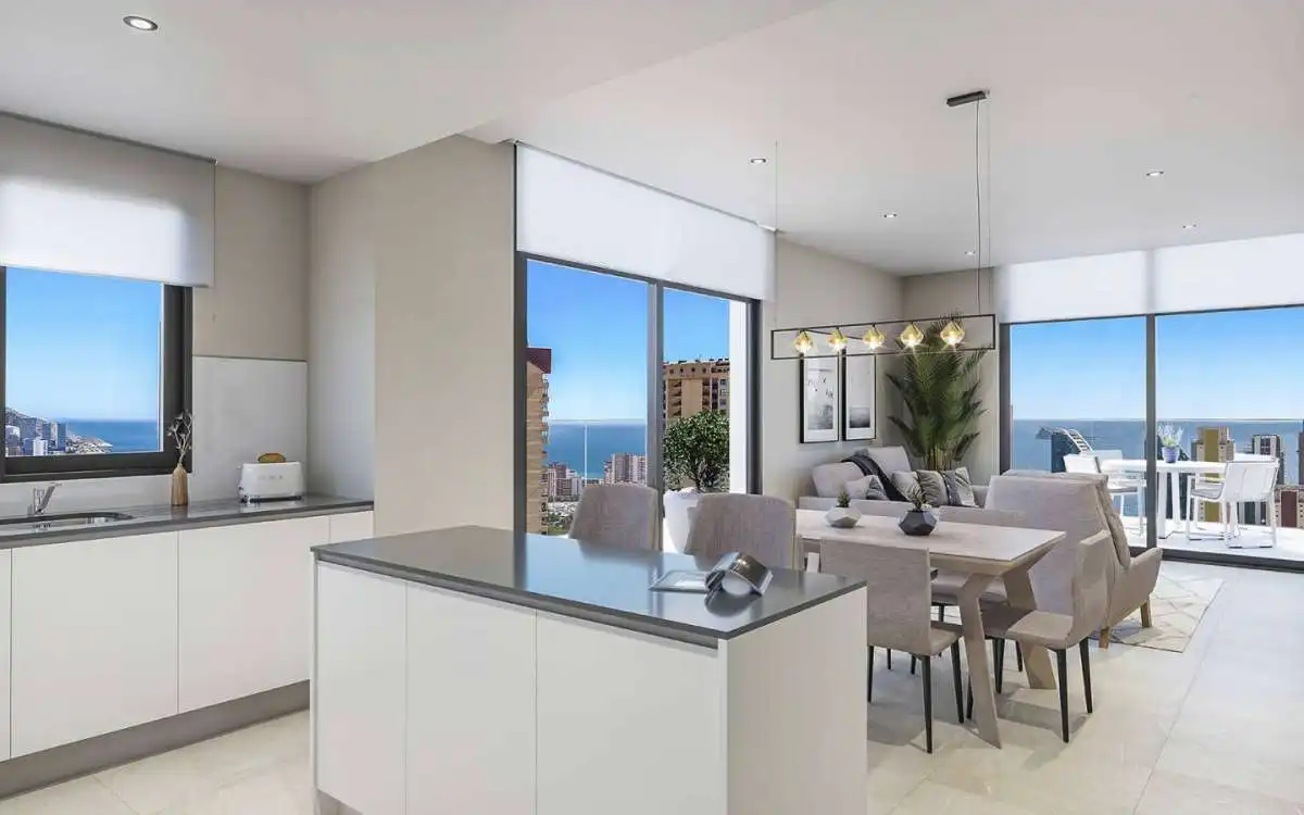 Küche von Wohnung zum Verkauf in Benidorm mit Terrasse und Gemeinschaftspool