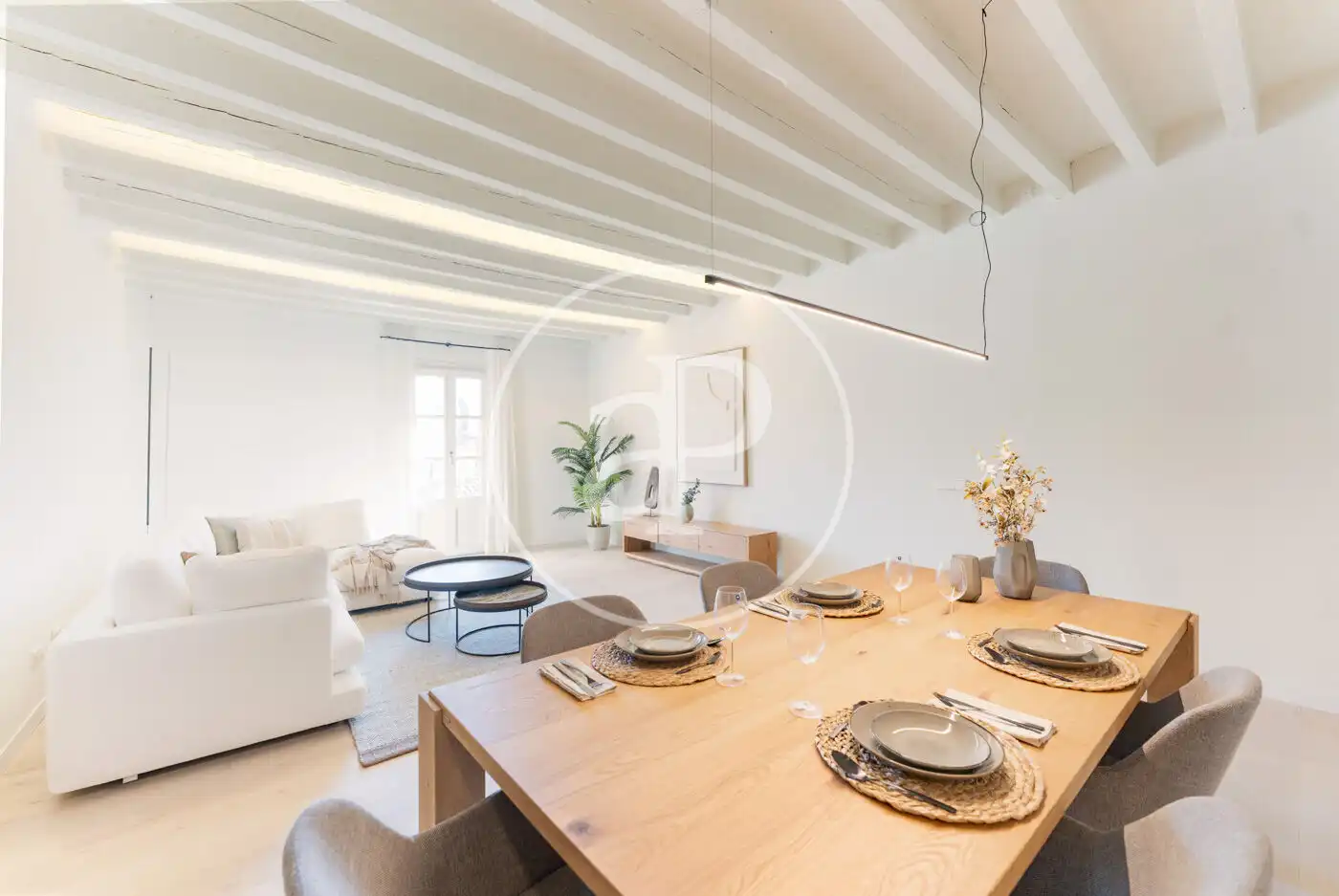 Esszimmer von Wohnung zum Verkauf in  Palma de Mallorca mit Klimaanlage, Heizung und Terrasse