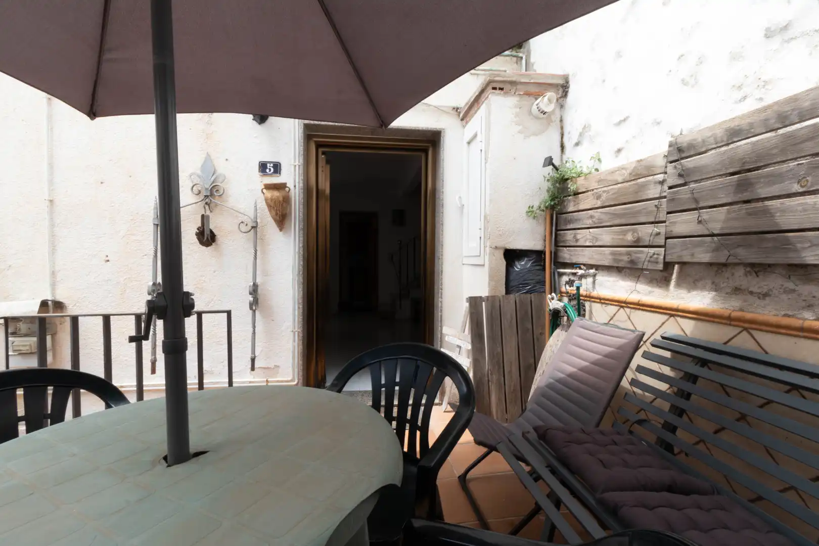 Terraza de Dúplex en venta en Sant Cebrià de Vallalta con Calefacción, Terraza y Horno