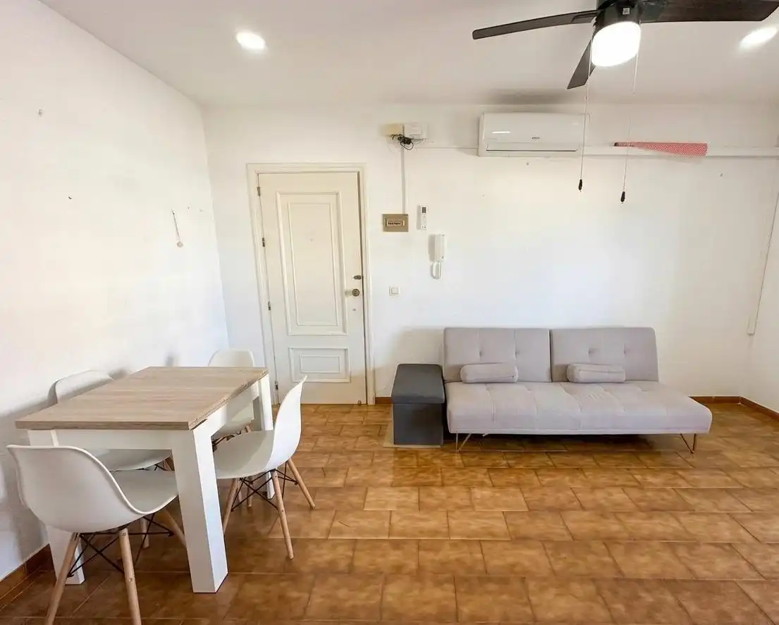 Living room of Flat for rent in La Manga del Mar Menor  with Air Conditioner, Terrace and Community pool