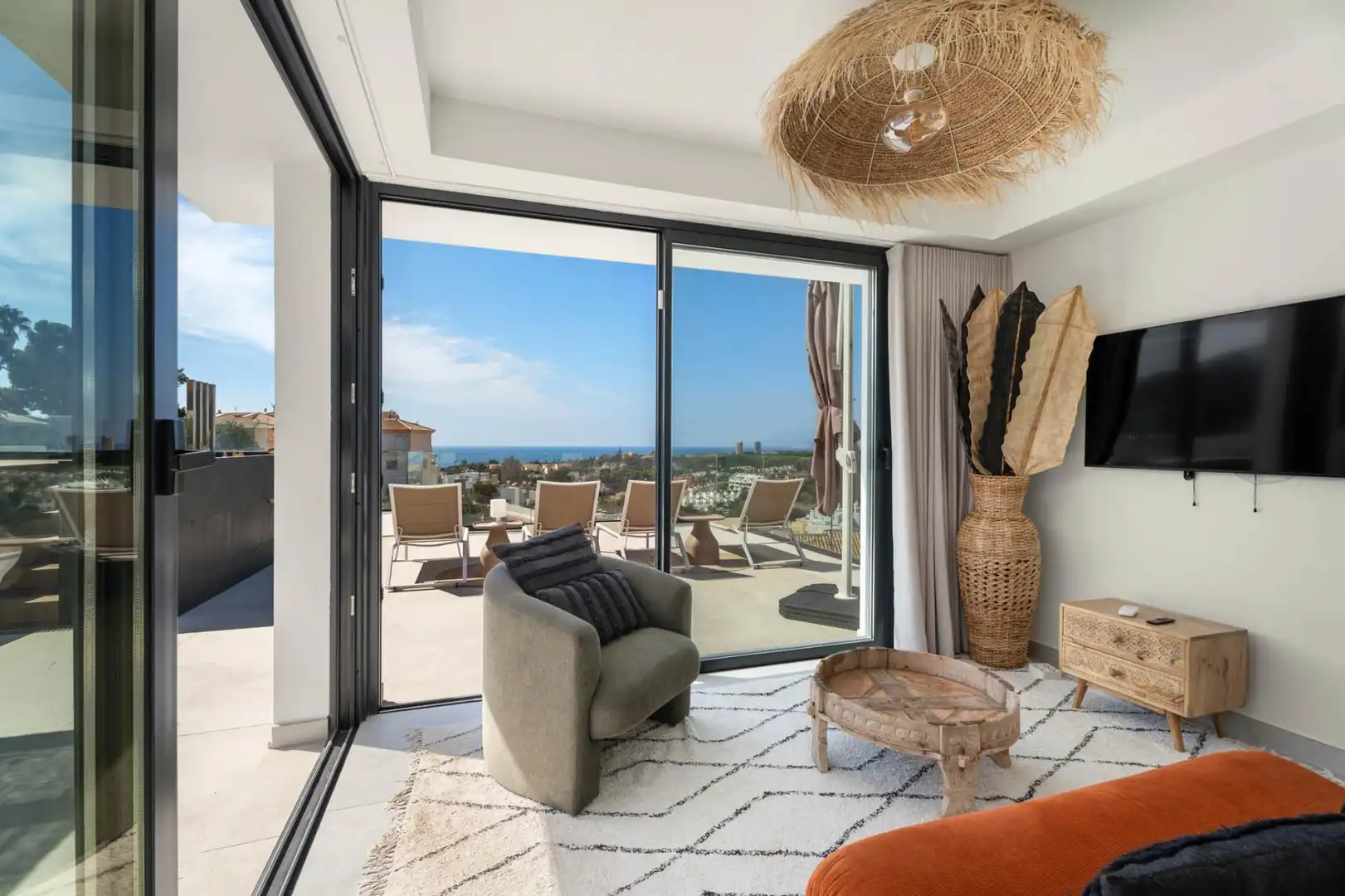 Terrassa de Apartament en venda en Marbella amb Aire condicionat, Calefacció i Jardí privat