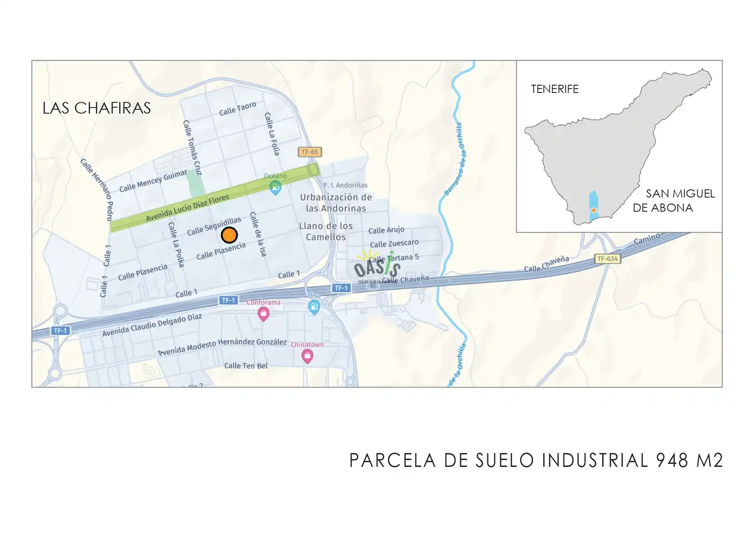 Exterior view of Industrial land for sale in San Miguel de Abona