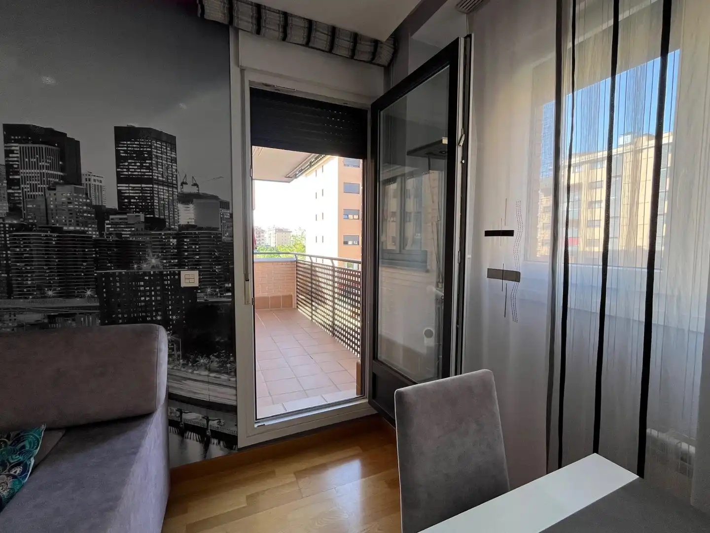 Balcony of Flat for rent in Rivas-Vaciamadrid  with Heating, Private garden and Terrace