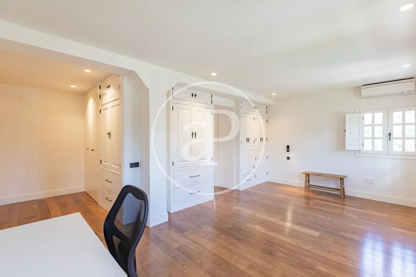 Bedroom of Houses for rent in Madrid  with Air Conditioner, Heating and Private garden