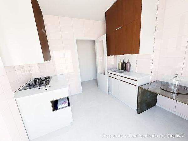 Cuina de Apartament en venda en Vigo  amb Calefacció, Terrassa i Traster