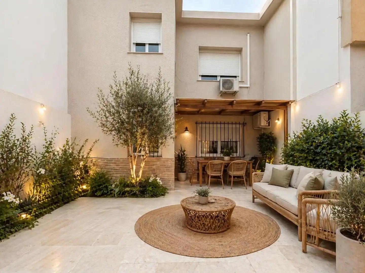 Terrasse von Einfamilien-Reihenhaus zum Verkauf in  Cádiz Capital mit Klimaanlage und Terrasse