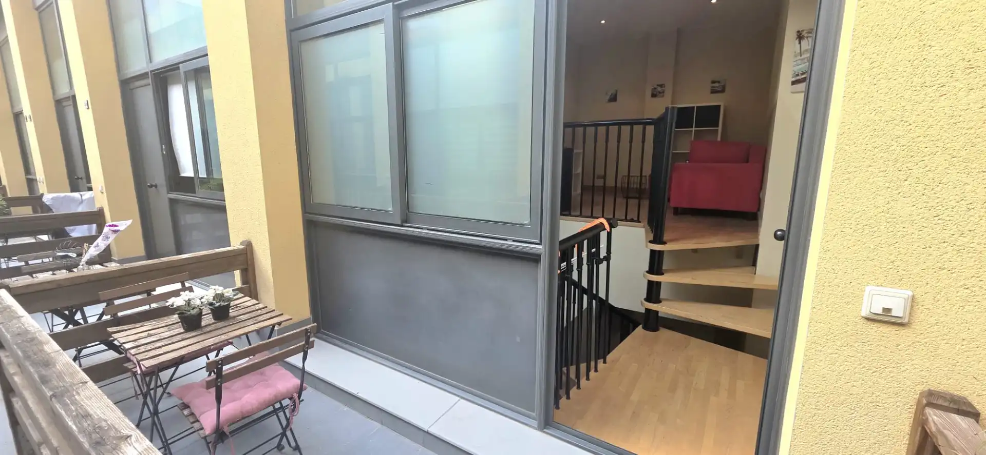 Terraza de Dúplex de alquiler en Barcelona con Aire acondicionado, Calefacción y Terraza
