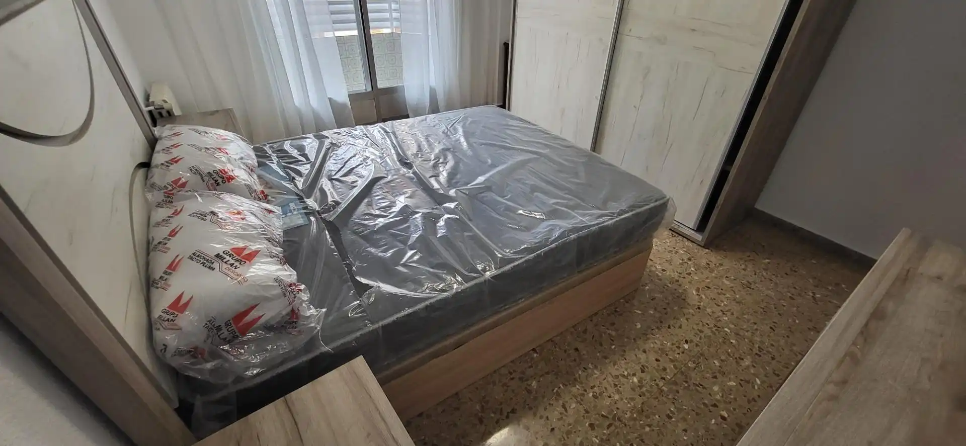 Bedroom of Flat for rent in Albacete  with Air Conditioner, Heating and Furnished