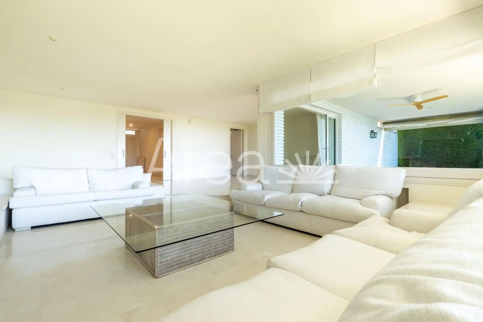 Living room of Houses for rent in Sant Andreu de Llavaneres  with Air Conditioner, Heating and Private garden
