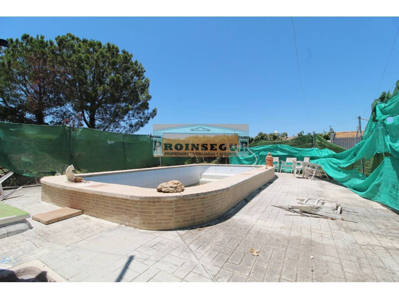 Swimming pool of Country house for sale in Málaga Capital  with Air Conditioner, Private garden and Swimming Pool