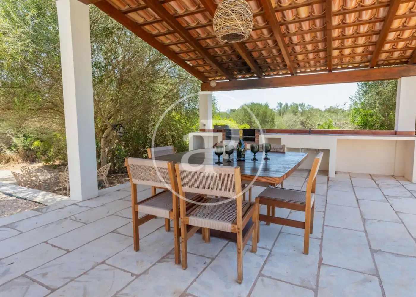 Terrace of Houses for rent in Campos  with Air Conditioner, Heating and Private garden