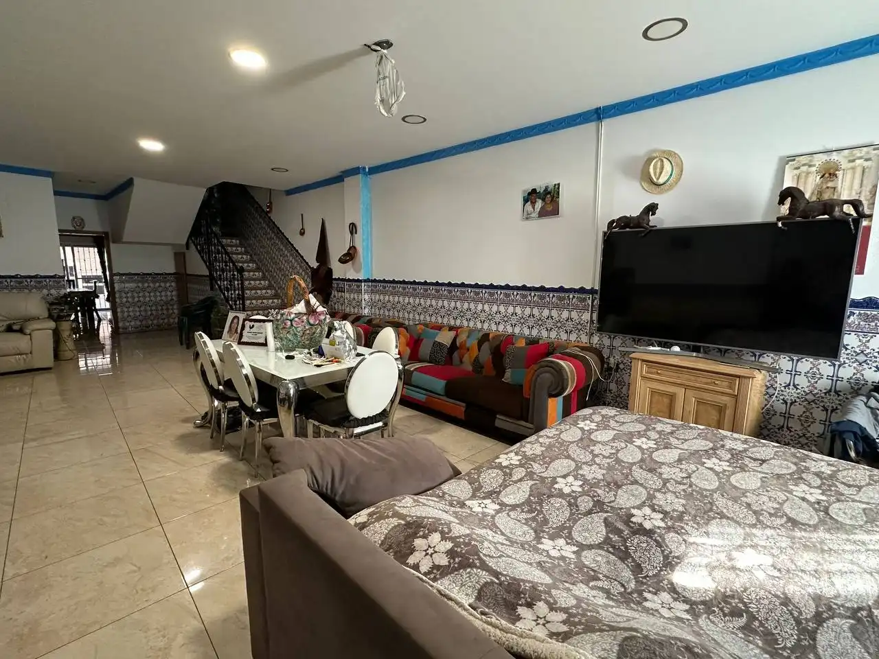 Sala de estar de Casa o chalet en venta en Gandia con Terraza, Trastero y Amueblado