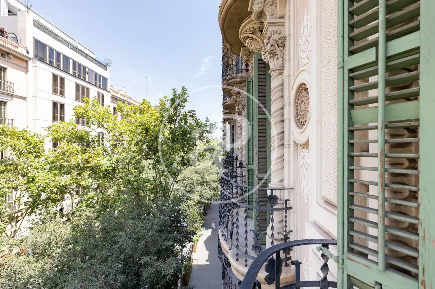 Außenansicht von Wohnung zum Verkauf in Barcelona mit Klimaanlage, Heizung und Möbliert
