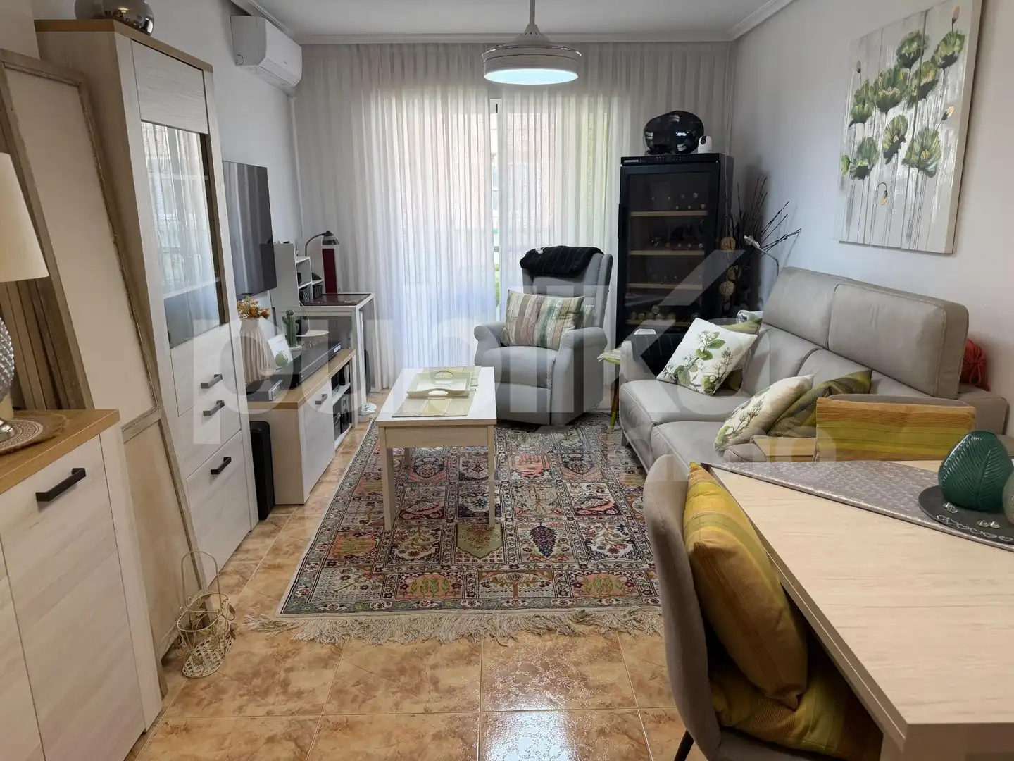 Sala d'estar de Pis en venda en Santa Pola amb Aire condicionat, Moblat i Balcó