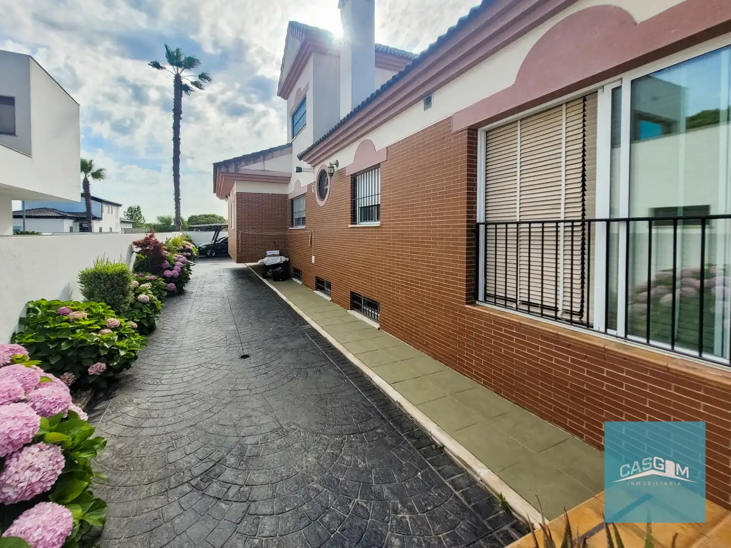 Exterior view of Houses for sale in Aljaraque  with Air Conditioner, Heating and Private garden