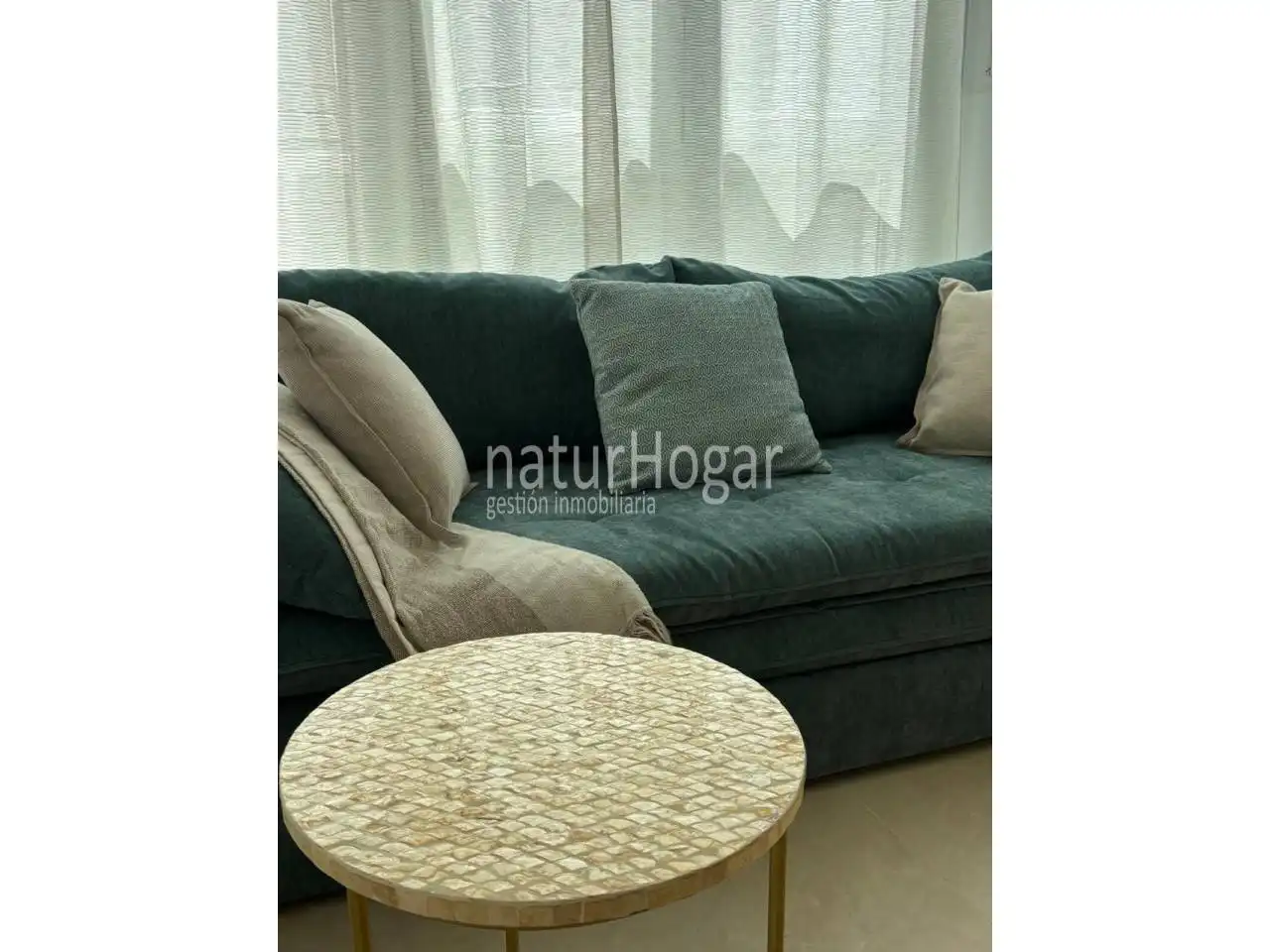 Sala de estar de Apartamento de alquiler en Canet d'En Berenguer con Aire acondicionado, Amueblado y Piscina comunitaria