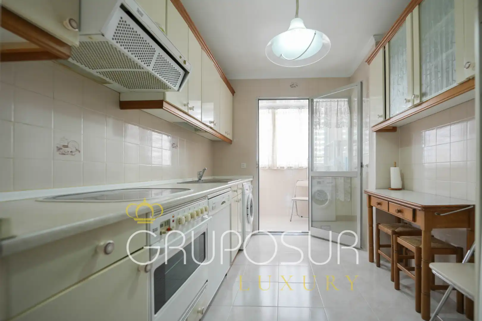Küche von Wohnung zum Verkauf in Valladolid mit Heizung, Privatgarten und Parkett