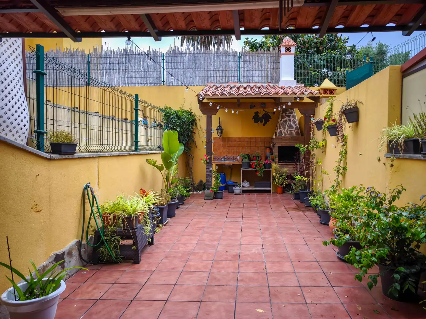 Terrassa de Casa adosada en venda en Tacoronte amb Jardí privat, Terrassa i Moblat