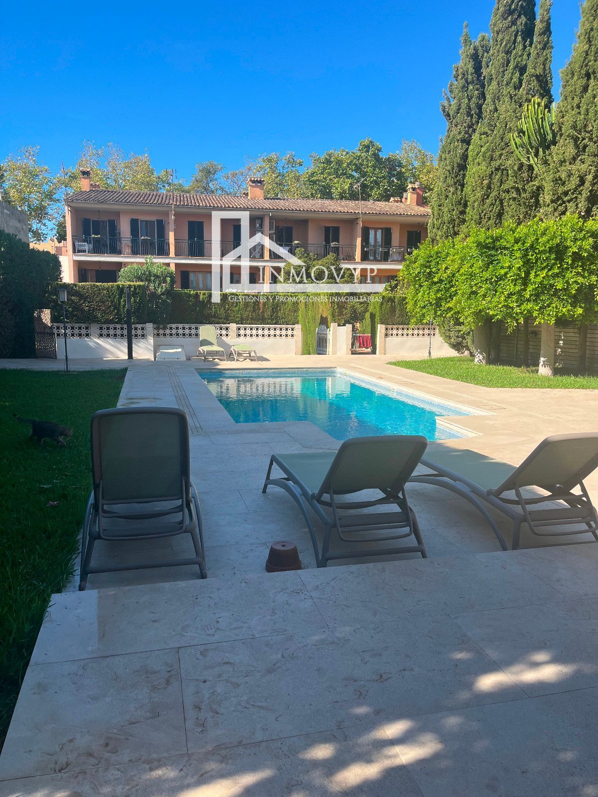 Swimming pool of Single-family semi-detached for sale in  Palma de Mallorca  with Heating, Private garden and Terrace