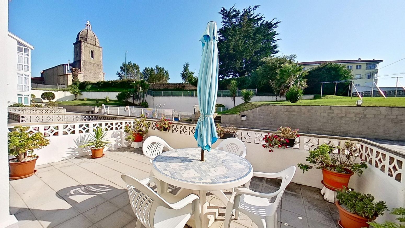 Terrasse von Wohnung zum Verkauf in Suances mit Heizung, Terrasse und Abstellraum