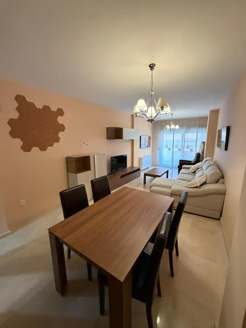 Living room of Flat for rent in  Albacete Capital  with Heating, Furnished and Oven