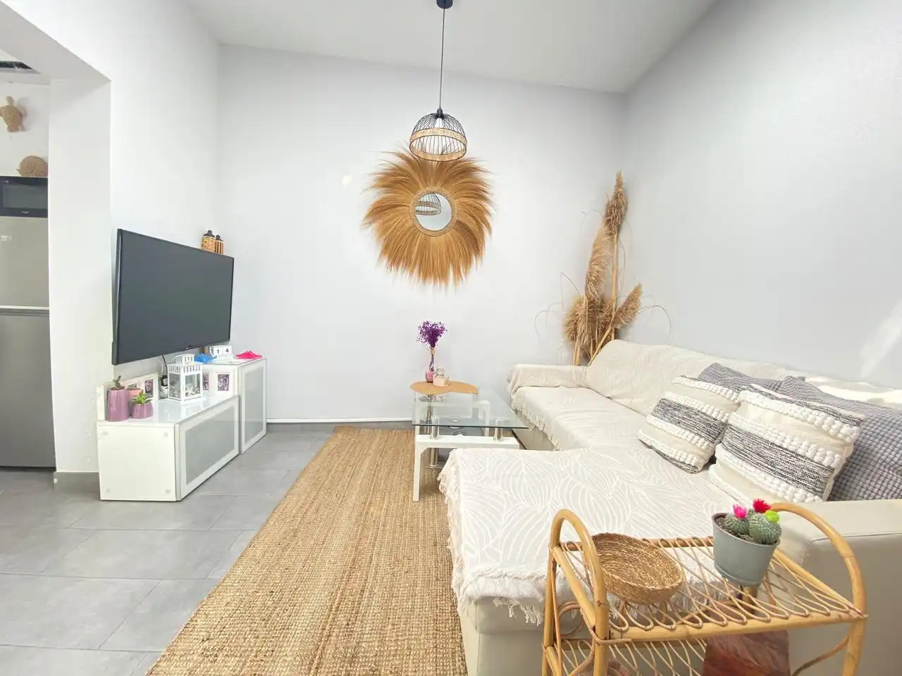 Sala d'estar de Apartament en venda en Sanlúcar de Barrameda amb Aire condicionat i Terrassa