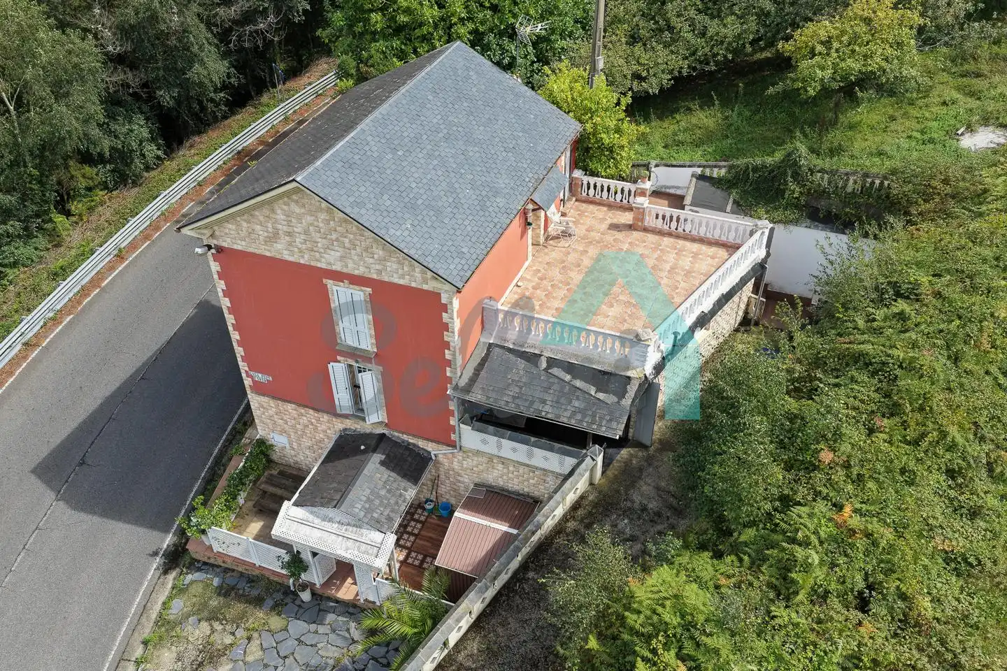 Exterior view of Houses for sale in Coaña  with Heating, Terrace and Furnished