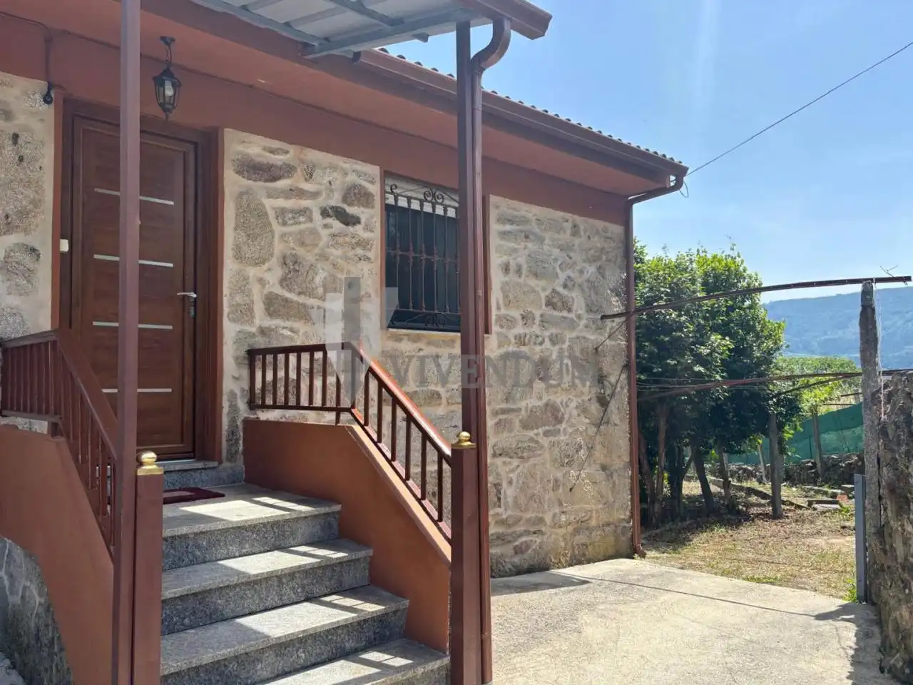 Vista exterior de Casa o chalet en venta en Arbo con Calefacción, Jardín privado y Terraza