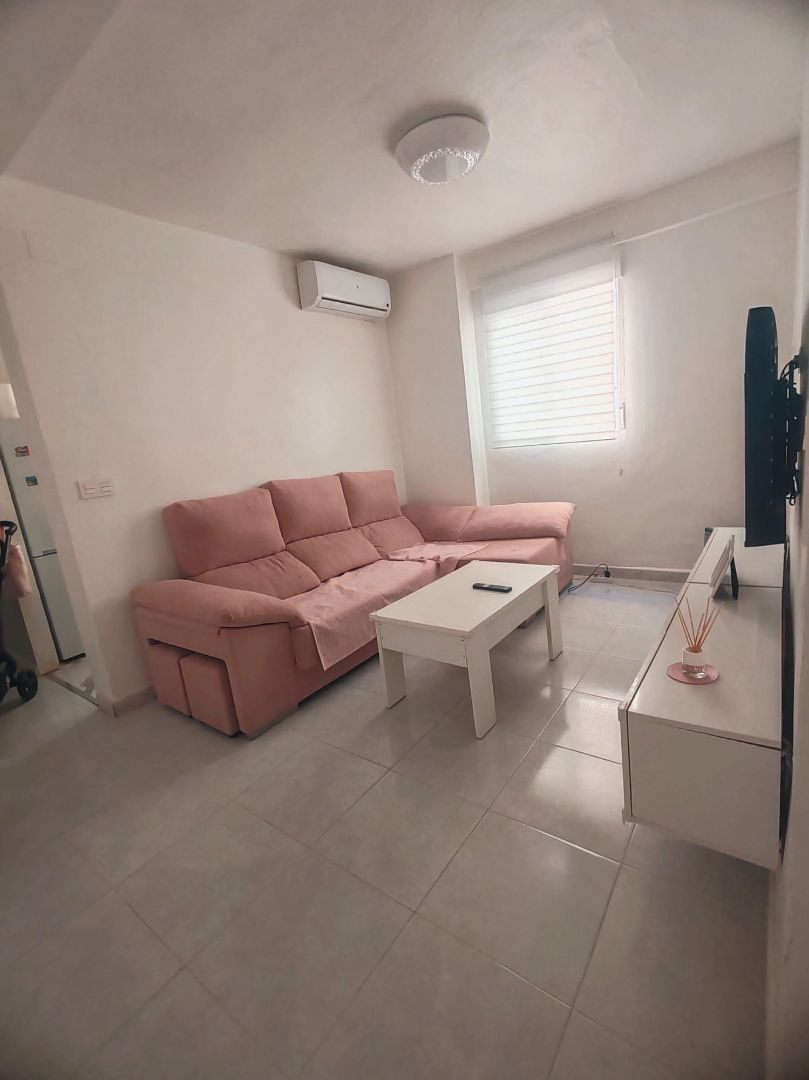 Living room of Flat for sale in Málaga Capital  with Air Conditioner and Furnished