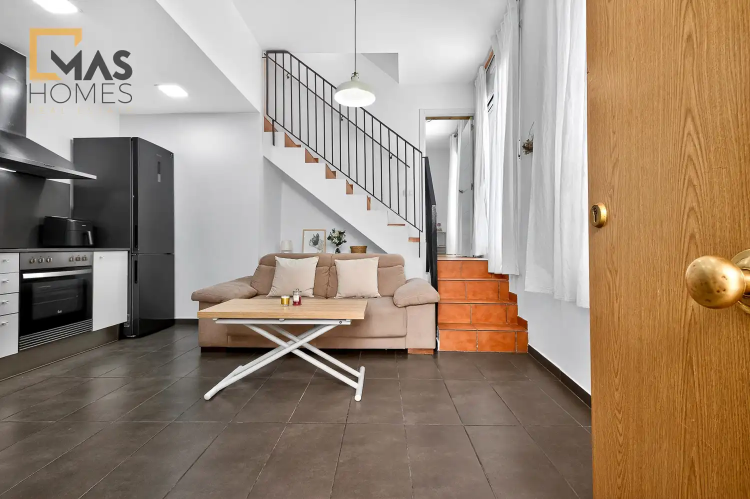 Sala de estar de Piso en venta en Martorell con Terraza