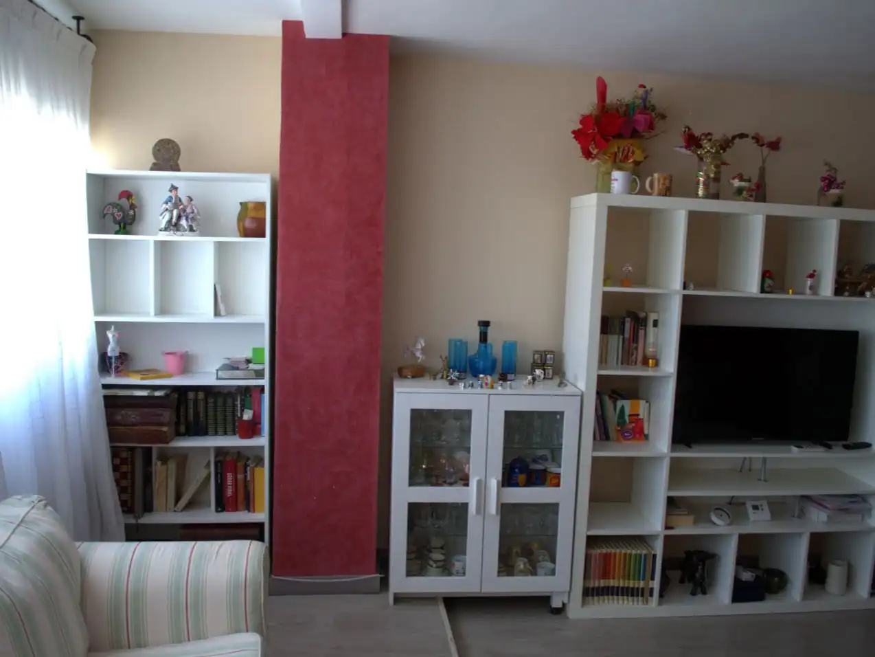 Wohnzimmer von Wohnung zum Verkauf in  Madrid Capital mit Klimaanlage