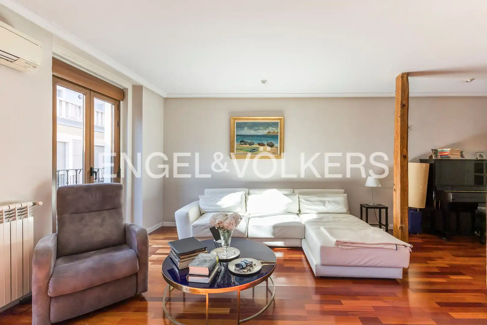 Sala de estar de Piso en venta en Madrid con Aire acondicionado, Calefacción y Parquet