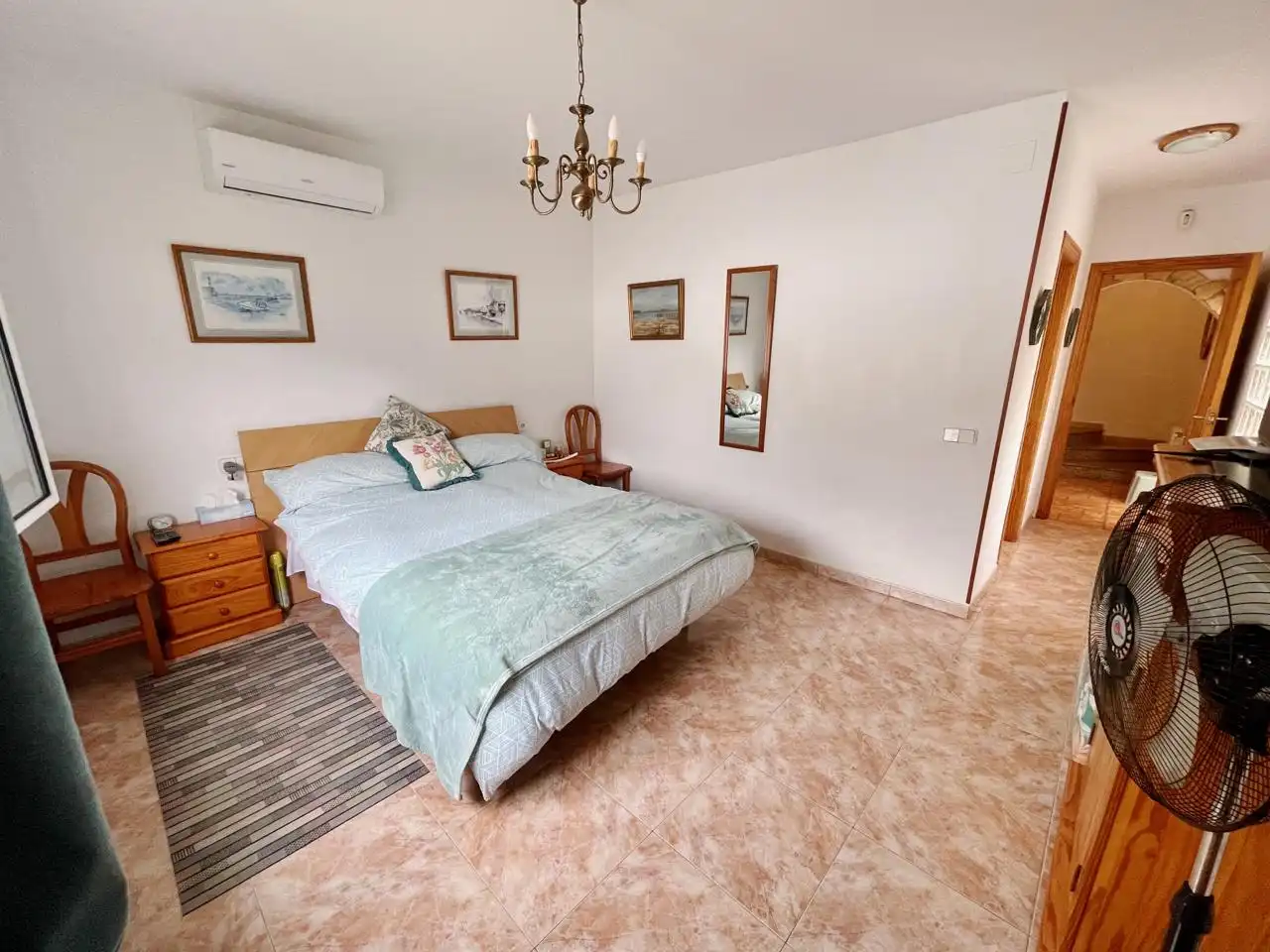 Dormitori de Casa o xalet en venda en L'Ametlla de Mar  amb Calefacció, Jardí privat i Piscina