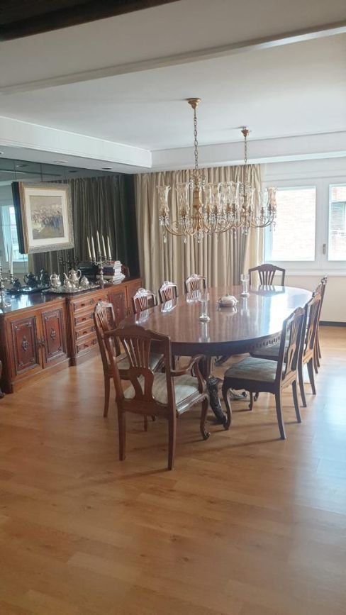 Dining room of Attic for sale in  Barcelona Capital  with Parquet flooring and Terrace