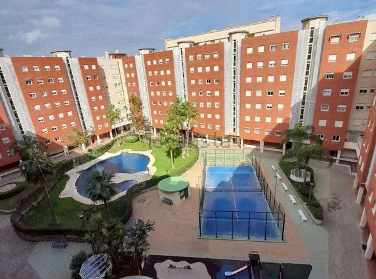 Piscina de Pis de lloguer en Málaga Capital amb Aire condicionat, Calefacció i Jardí privat
