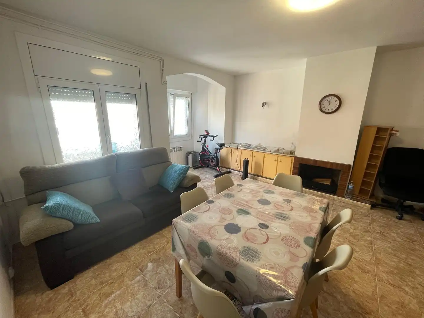 Wohnzimmer von Maisonette zum Verkauf in Badalona mit Klimaanlage, Heizung und Terrasse