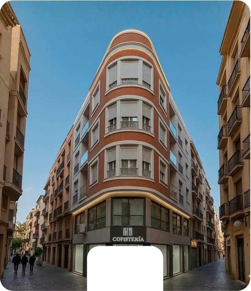 Vista exterior de Piso en venta en Elche / Elx